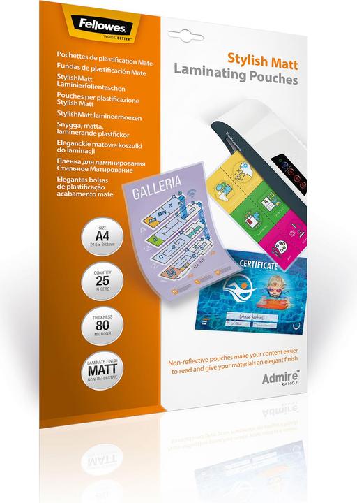 Image du produit Fellowes Admirer le style (A4, 25 pcs, 80 µm)