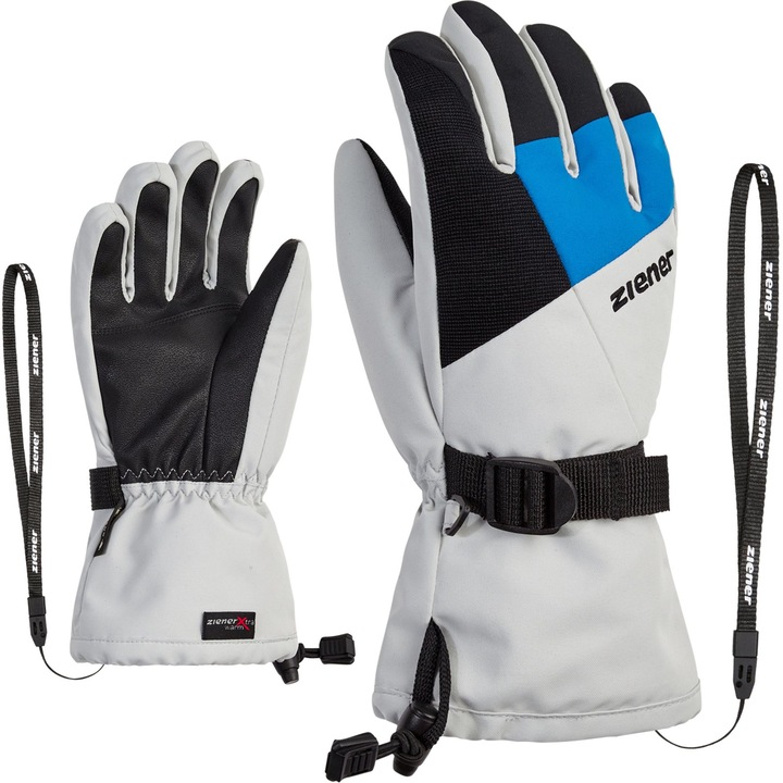 Produktbild Ziener Alpine Junior Ski Handschuhe LANI GORETEX grau - 6 (6)