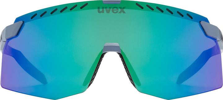 Actual product image Uvex pace stage (Grey Matt, Mirror Green)
