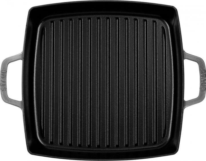 Actual product image Staub Grill pan with 2 handles (Grill pan, Cast iron)