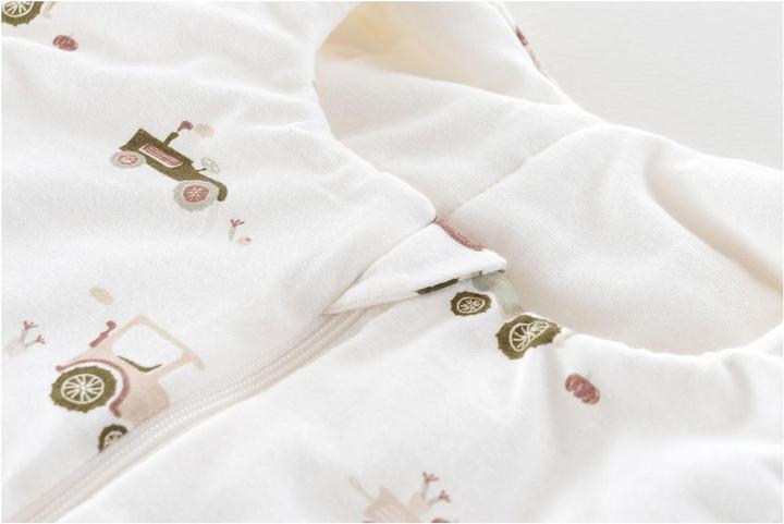 Actual product image Träumeland Baby all-year sleeping bag Jumper Little Farm green size 104 (104 cm, 2.5 TOG, All-season)