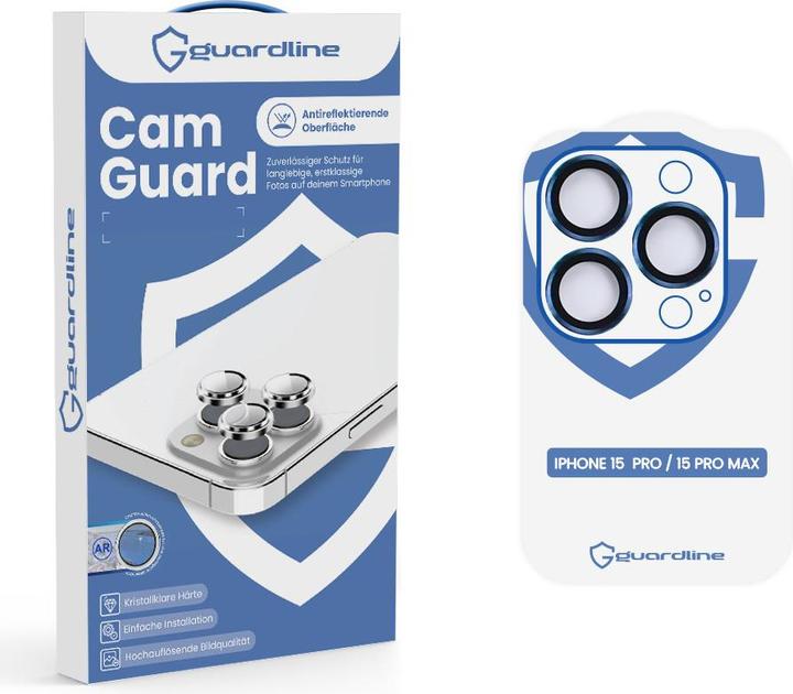 Image du produit Guardline CamGuard (1 pièce(s), Apple iPhone 15 Pro, Apple iPhone 15 Pro Max)