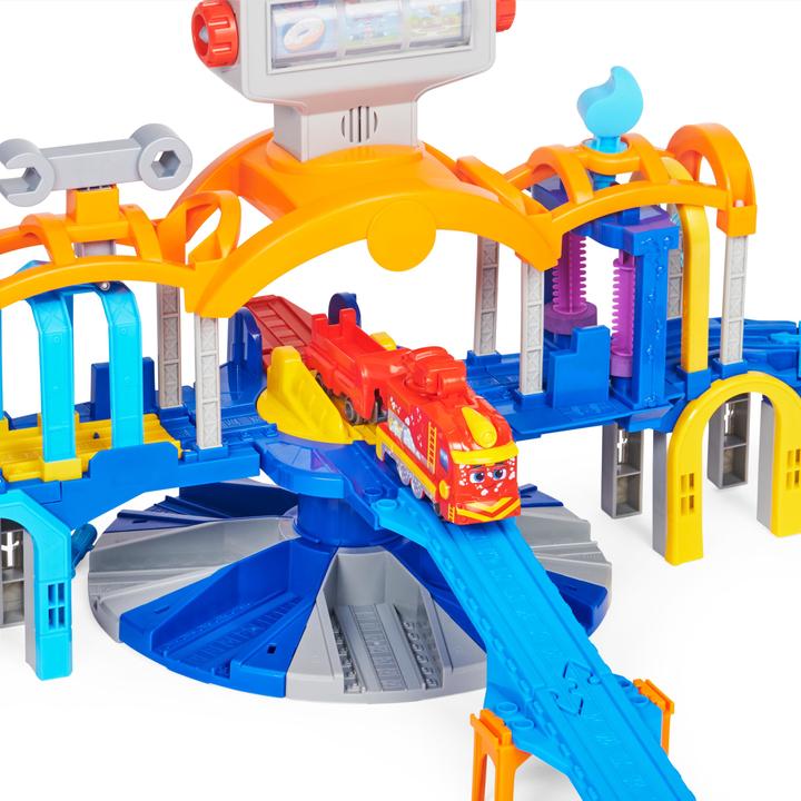 Actual product image Spin Master Mighty Express Mission Station Track