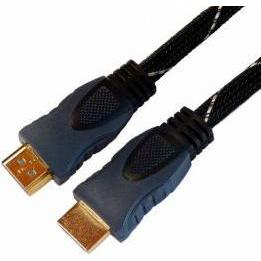 Brackton Connettore HDMI ad alta velocità - Connettore HDMI con Ethernet, 10 m, 4K (10 m), Cavo video