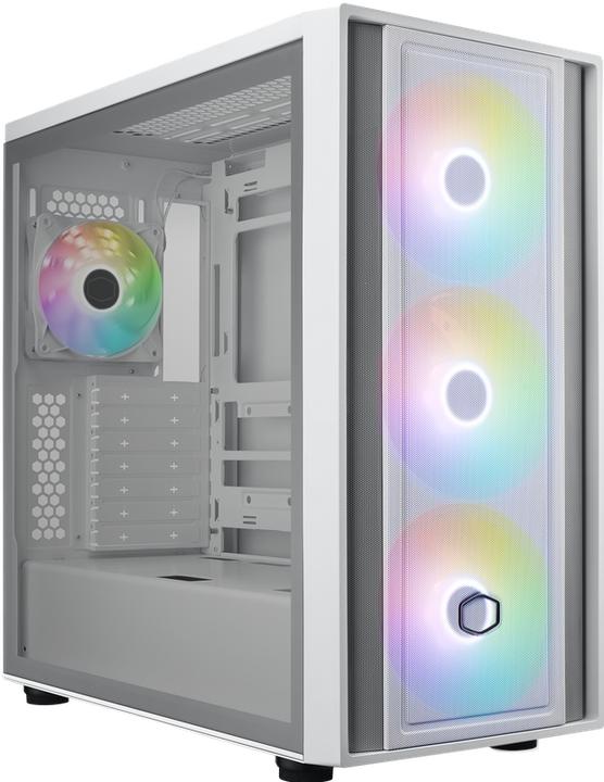 Produktbild Cooler Master MasterBox 600 White (ATX, ITX, mATX, E-ATX)