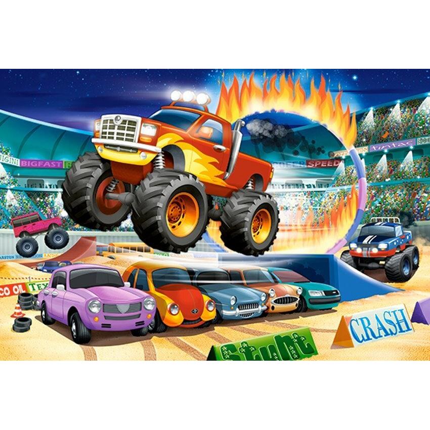 Thumbnail - Castorland Jumping Monster Truck, Puzzle 40 Teile maxi (40 Teile)