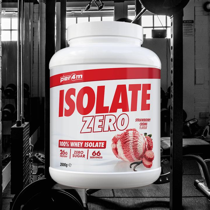 Produktbild Per4m Whey Isolate Zero (2000 g, Erdbeer-Sahne)