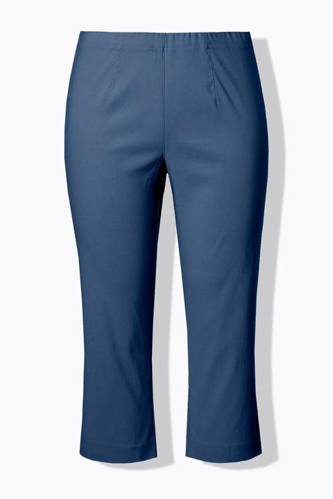 Actual product image Ulla Popken Stretch Basic Bengaline Capri Pants (48)