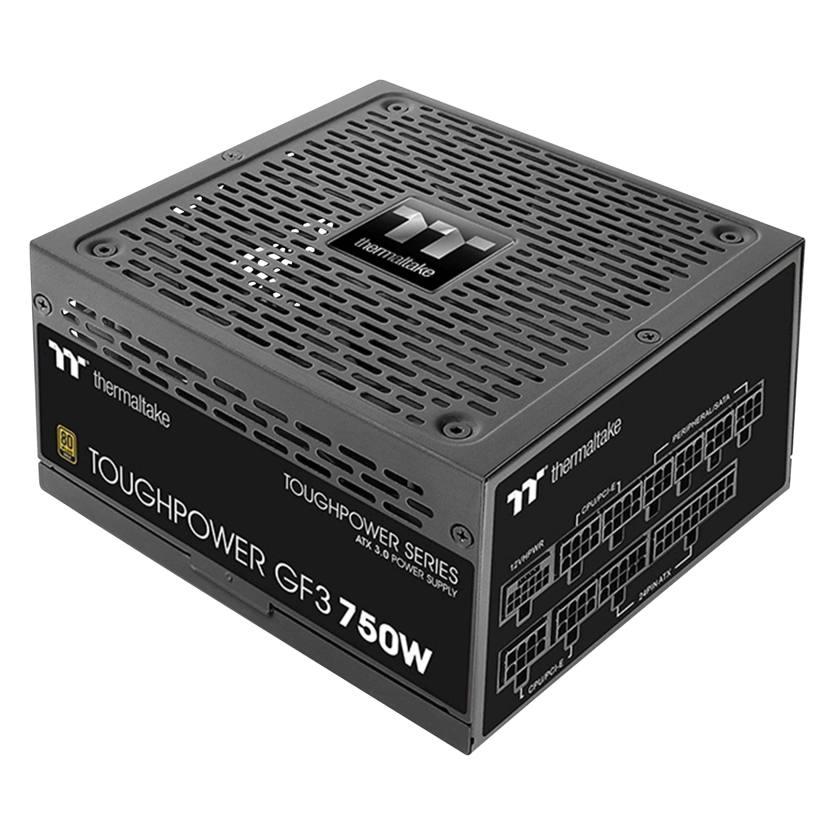 Thermaltake Toughpower GF3 (750 W), Alimentatore Pc, Nero