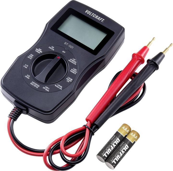 Actual product image Voltcraft Universal battery tester