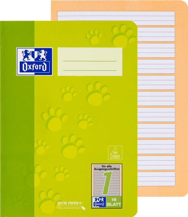 Produktbild Oxford Schulheft, A5, Lineatur 1 (A5, Harter Einband)