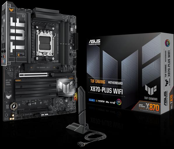 Produktbild ASUS TUF GAMING X870-PLUS WIFI (AM5, AMD X870, ATX)
