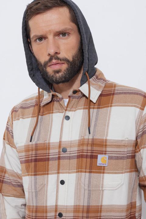 Productafbeelding Carhartt Koszula Wierzchnia Flanel Bruin (S)