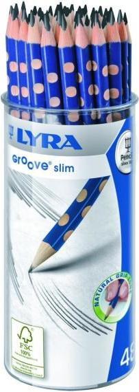 FILA Lyra Groove thin pencil in a cup (7 mm, HB, 48x)