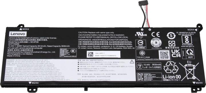 Actual product image Lenovo L19C4PDB (4 cubicles, 3830 mAh)