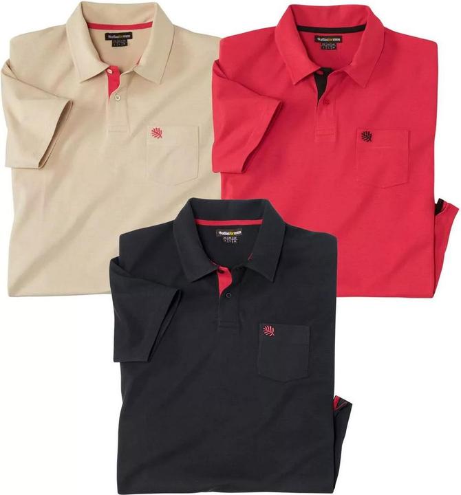 Atlas For Men Poloshirt (3erPack) (XL)