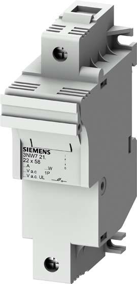 Produktbild Siemens SIEM 3NW7211 Einbausicherungssockel f. Zylinder-Siche rungse (100 A)