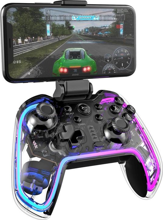 Produktbild White Shark GPW-8040 Praetorian RGB BT Controller (Android, iOS, PC, PS3, PS4, Switch)