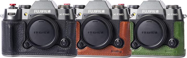 Actual product image SmallRig 4711 Leather Half Case Kit for X T50 (Green) (1.26 l)