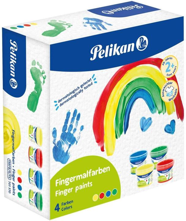 Actual product image Pelikan Finger paint Finger paints Basic colours FMFB 4 pieces in FS