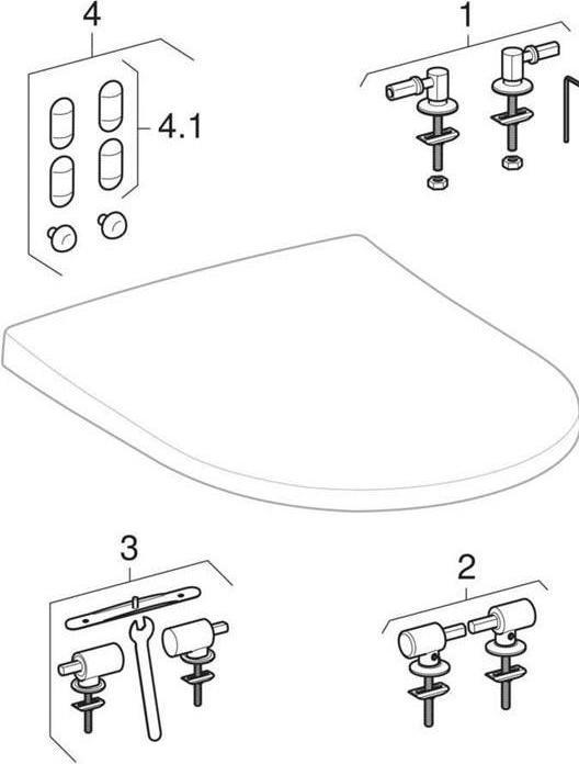 Actual product image Geberit Acanto Slim