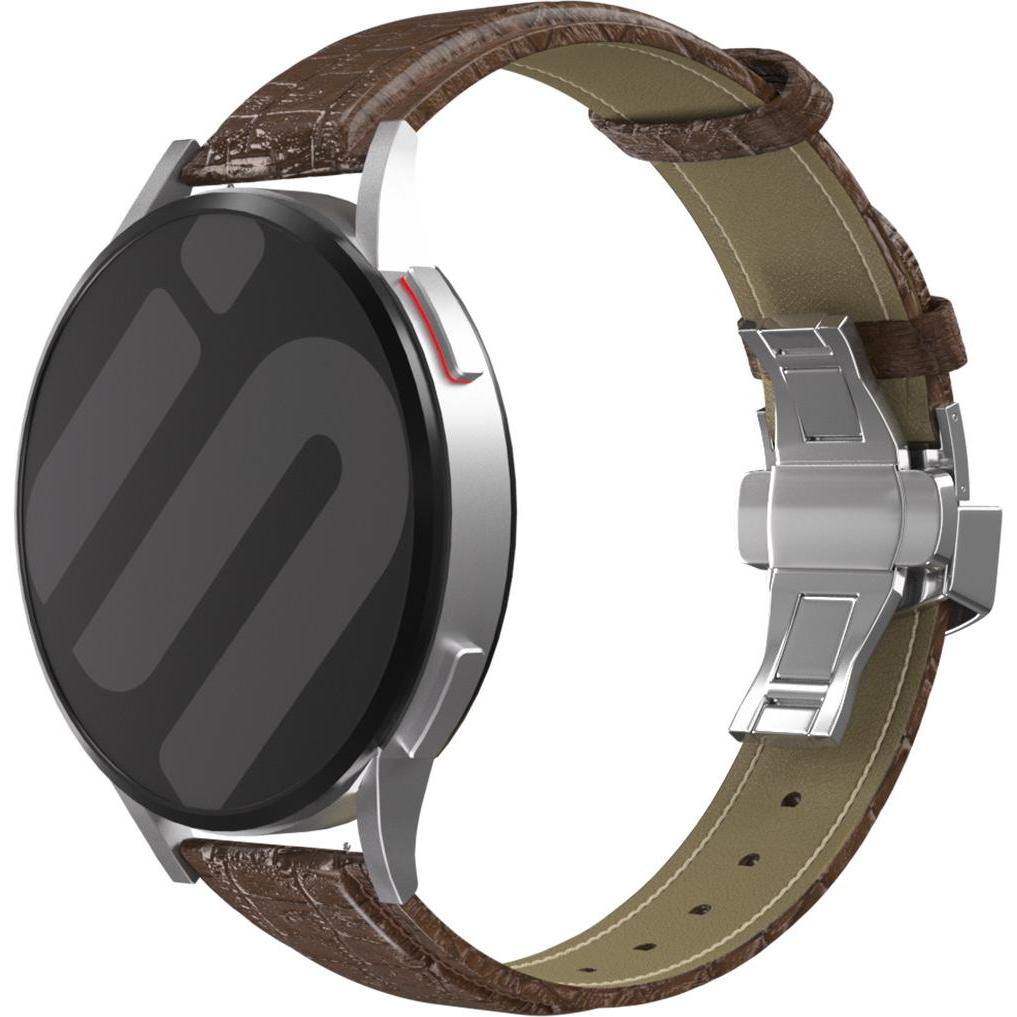 Thumbnail - Strap-it Lederarmband (20 mm, Leder), Uhrenarmband, Braun