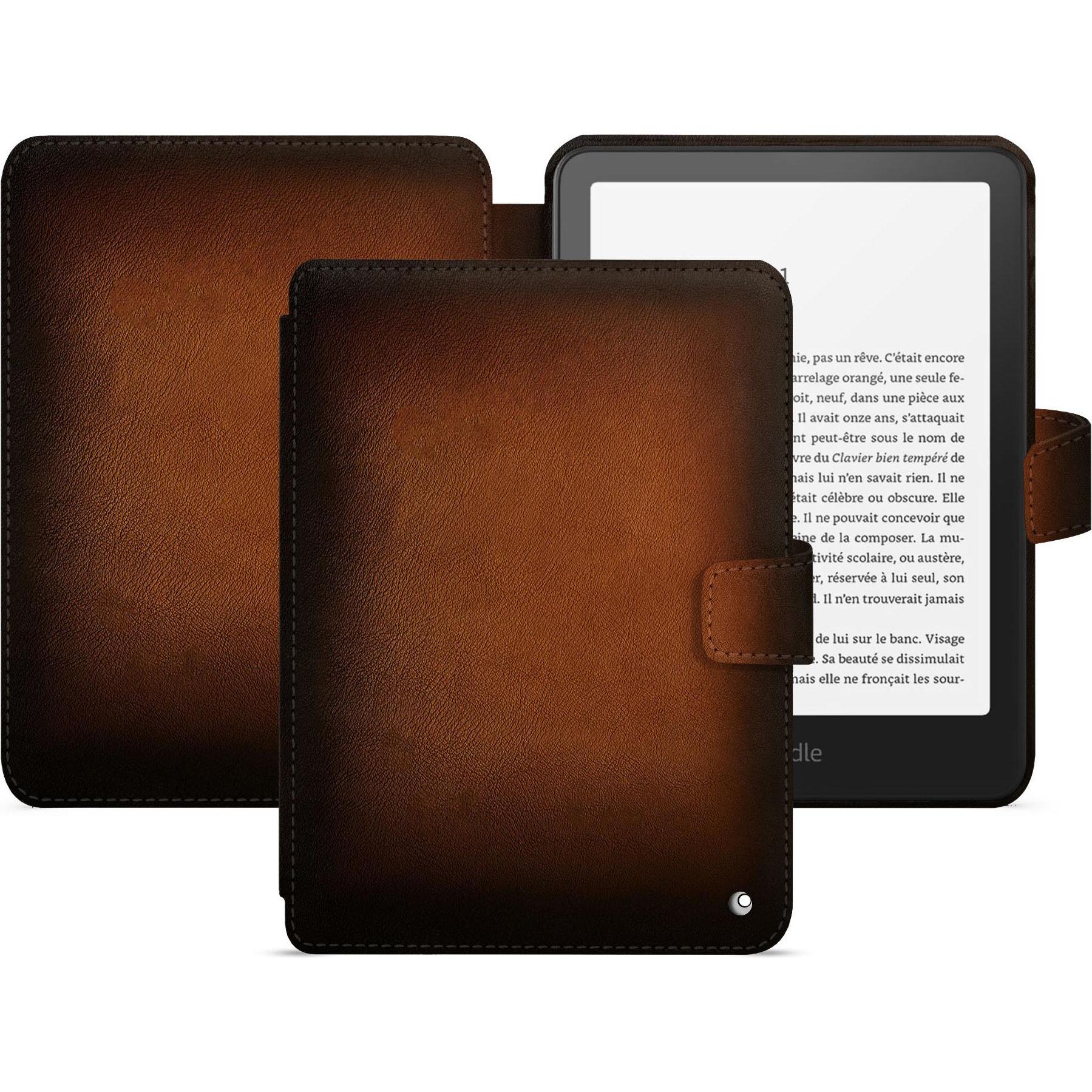 Noreve Guscio Orizzontale In Pelle, Accessori Per Ereader, Marrone