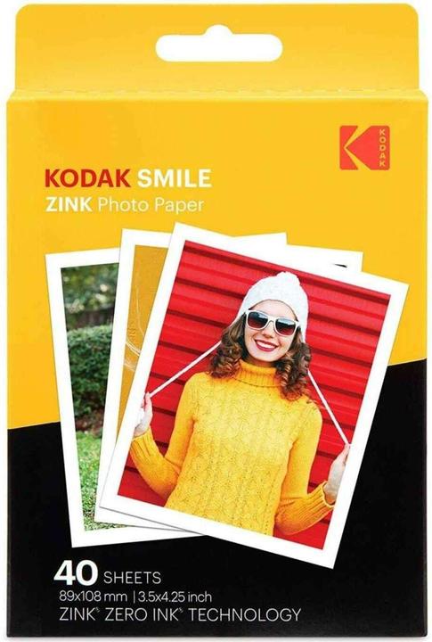 Produktbild Kodak Zink Smile (88.9 x 107.95 mm, 40 Stk.)
