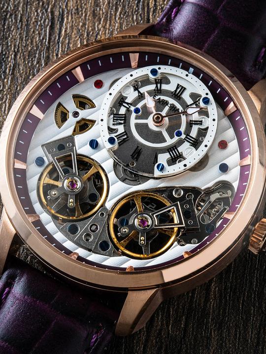 Image du produit Thomas Earnshaw ES-8273-06 Brewster Double Barrel automatique 42mm (Montre analogique, 42 mm)
