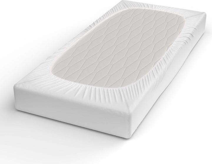 Image du produit Lotus Bettwaren Drap-housse en satin (180 x 200 cm)