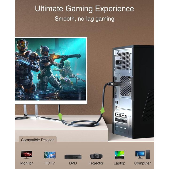 Actual product image Techly DisplayPort — DisplayPort (2 m)