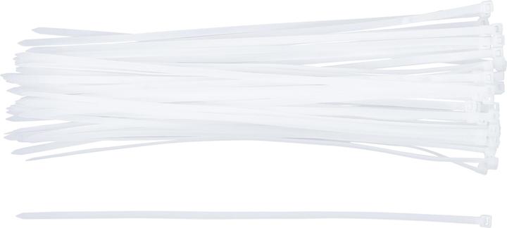 Actual product image BGS Cable Tie Set white 4.8 x 300 mm 50 pcs. (300 mm, 50 pcs.)