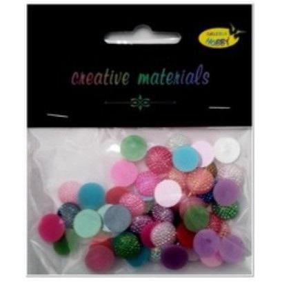 Paula Halbperlen mit Mikrostruktur 12 mm 15 g (54624646)