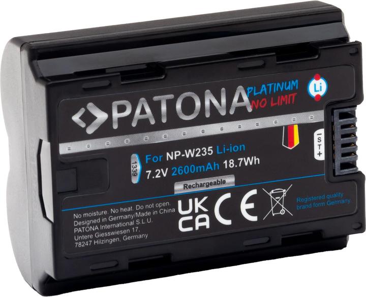 Patona Platinum Akku f. Fuji NP-W235 (Kamera Akku)