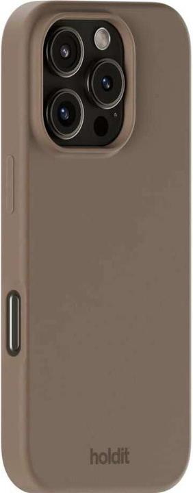 Actual product image Holdit Silicone Case iPhone 16 ProMax Mocha Brown (Apple iPhone 16 Pro Max)