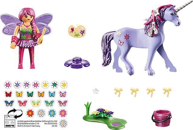 Actual product image Playmobil Unicorn with Decorating Fairy (70657)