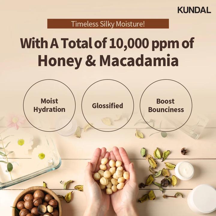 Produktbild Kundal Honey and Macadamia Nature Shampoo Baby Powder 500ml (500 ml, Flüssiges Shampoo)