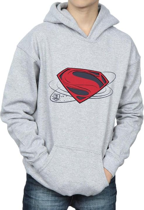 Produktbild Justice League Movie Superman Logo Kapuzenpullover Jungen (140, 146)