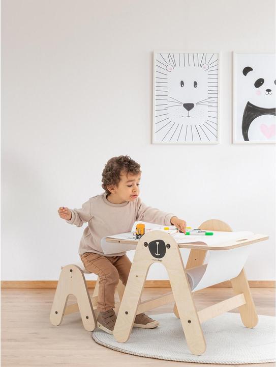 Produktbild MamaToyz Kindersitzgruppe Aktivitäten Tisch & Schreibtafel: Bär (Kindersitzgruppe)