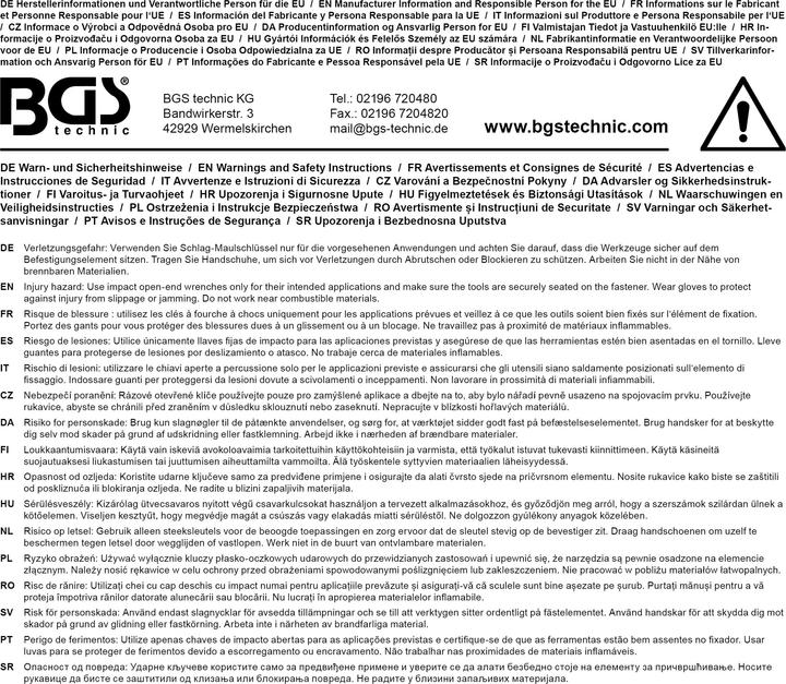 Immagine prodotto BGS Chiave a impulsi SW 75 mm (75 mm)