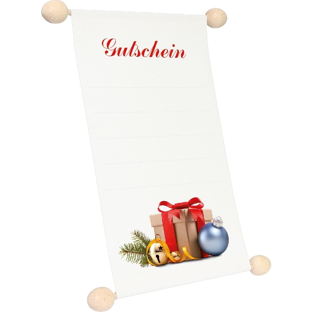 Rnk, Geschenkverpackung, Weihn.Guschein A6 Idee & Stil (Geschenkpapier, 1 x)