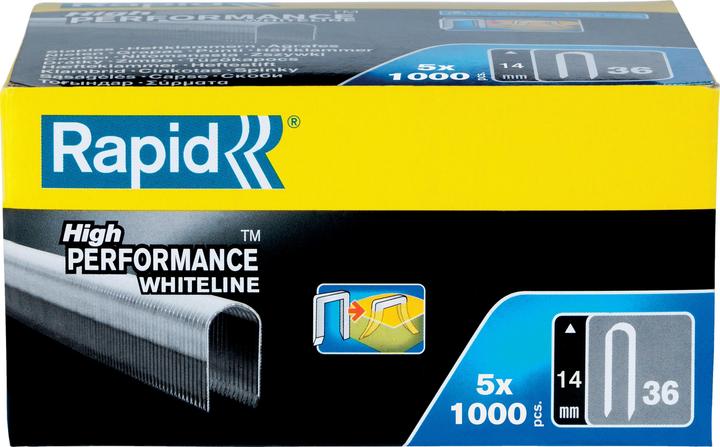 Produktbild Rapid Typ 36 Kabelklammer 14 mm weiss (5000 x)