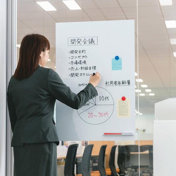 Immagine prodotto NT Cutter Lavagna magnetica MagX Whiteboard 90 x 180 cm