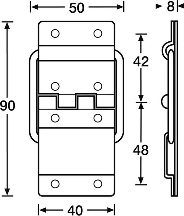 Actual product image Werkstarck Locking hinges