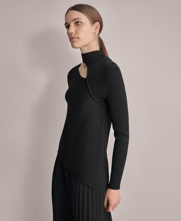 Actual product image DKNY Asymmetrical Cutout Sweater (L)
