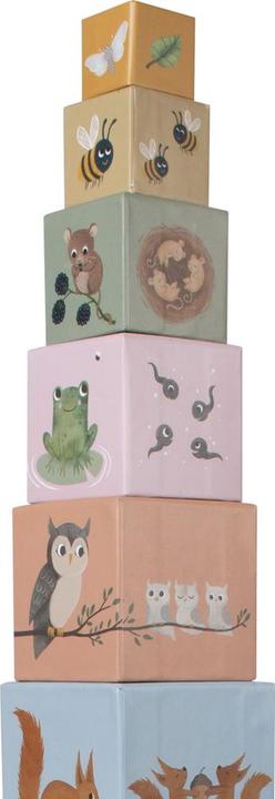 Actual product image Filibabba Stacking blocks - Nordic animals (FI-02177)