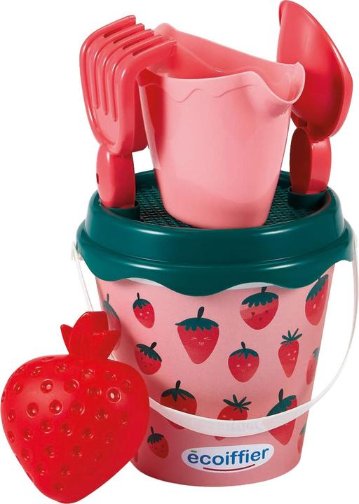 Ecoiffier strawberry sand bucket set