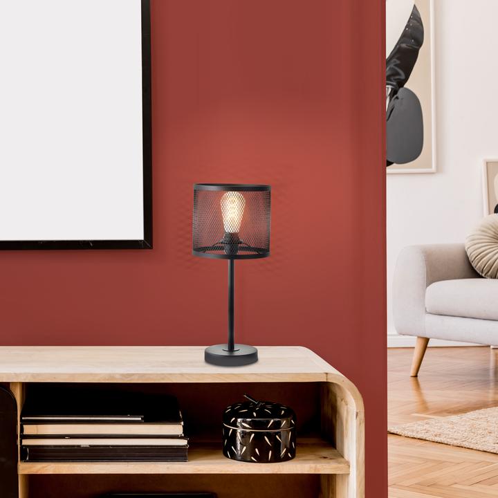 Produktbild Brilliant Tafellamp Maze E27 max 1x60W - Zwart (E27)