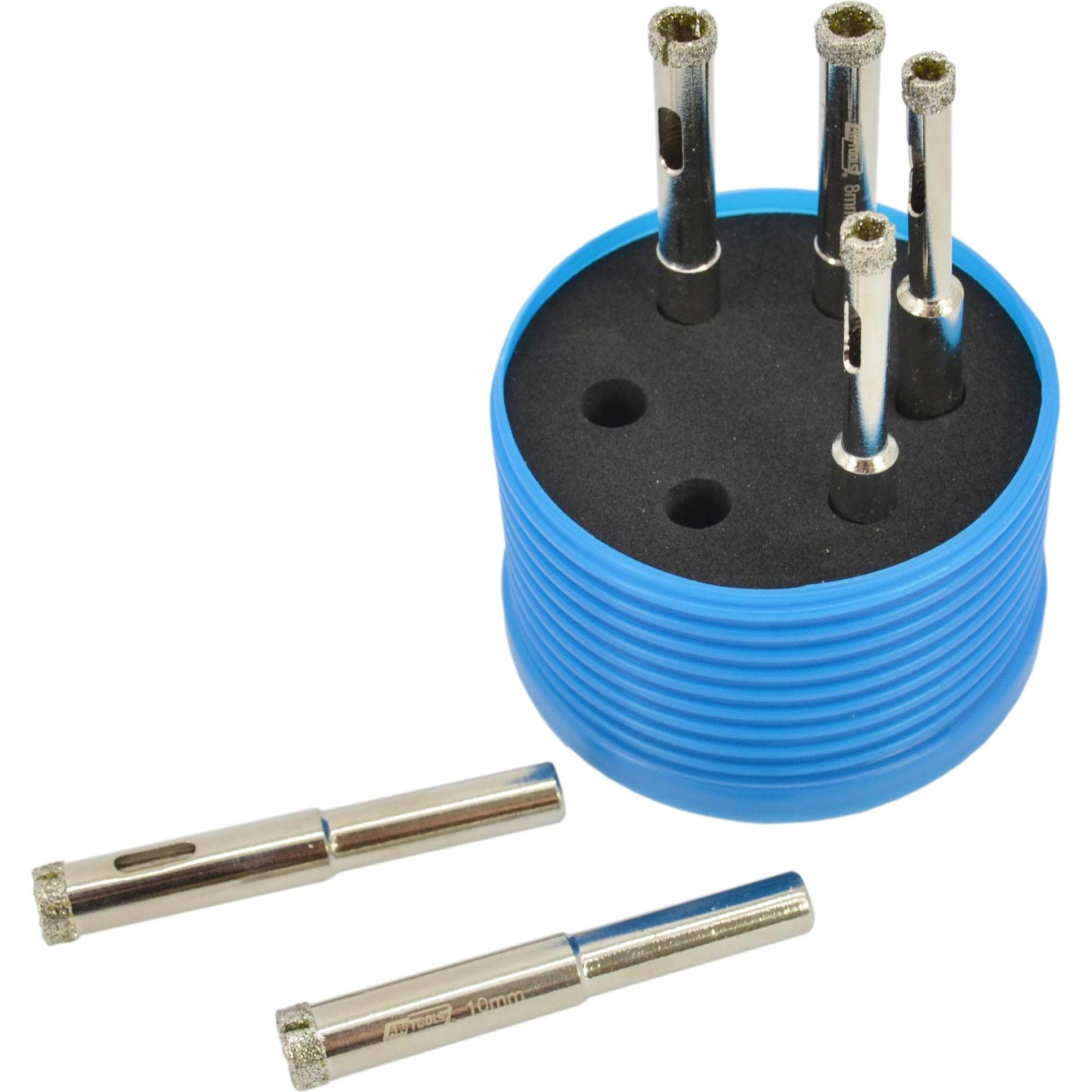 Awtools, Sega a tazza, ZESTAW KORON DO GRESU kpl.6szt. (2x6mm, 8, 10mm) DO PRACY NA SUCHO/MOKRO