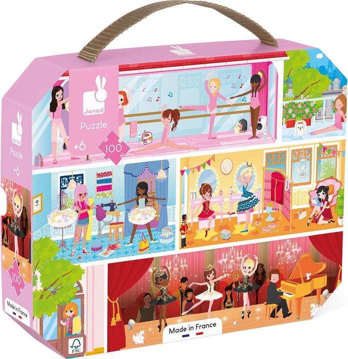Image du produit Janod Puzzle danse académie (100 pièces)